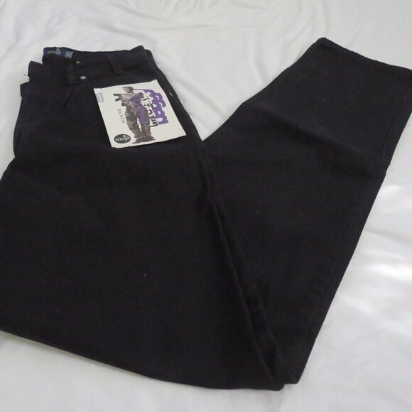 Vintage Meb's Levi's Silvertab Purple Label 90's Baggy Black Pleated Jeans